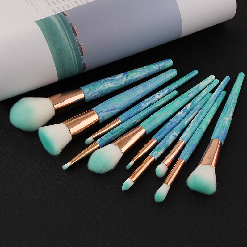 Neptune - 10 Piece Makeup Brush set