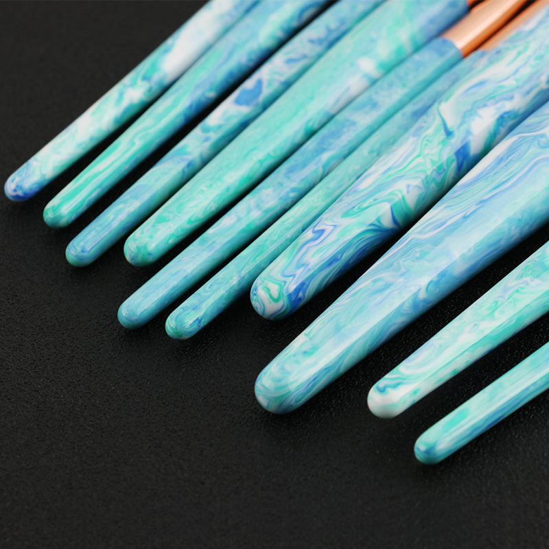Neptune - 10 Piece Makeup Brush set