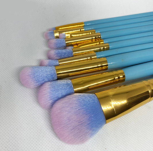 Star Gaze- 10 Piece Makeup Brush Set