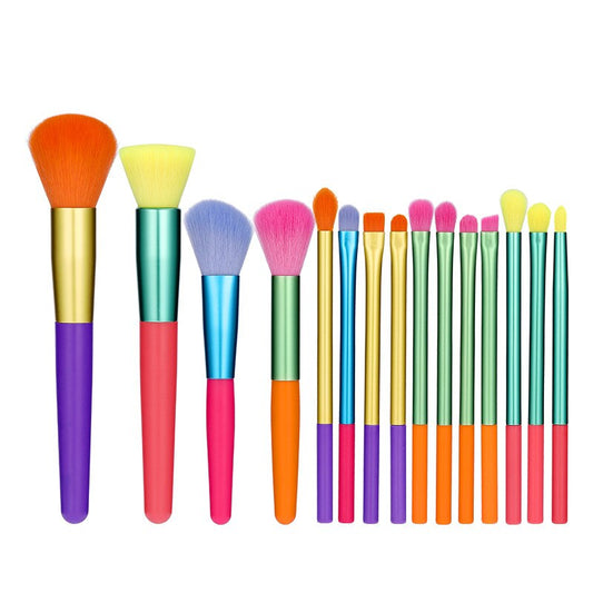 "Colour me Beauty"- 15 Piece Makeup Brush Set